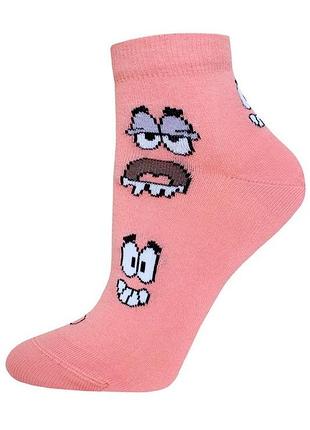 Носки женские брестские spongebob 1146 (447) (укороченные) 25 (38-39), светлый персик