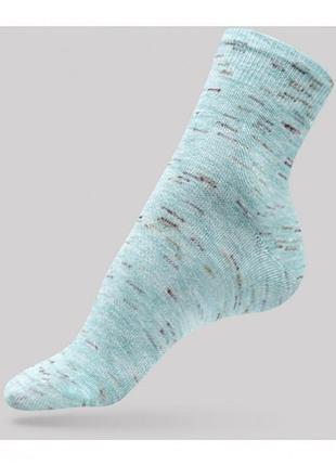 Носки женские conte comfort (000) меланж 25 (38-39), бледно-бирюзовый