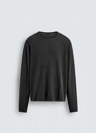 Светр zara 19518 faded black l