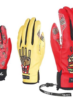 Рукавички гірськолижні level web glove yellow розмір 8