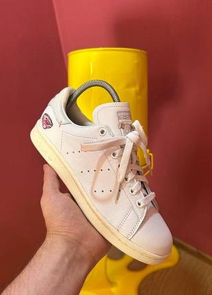 Оригинальные белые кеды stan smith | кожаные кроссовки унисекс | adidas stan smith