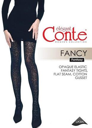 Колготки жіночі conte fantasy fancy 2/s, nero