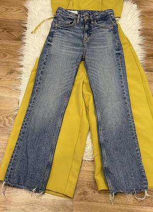 Джинси кльош жіночі від бренду zara