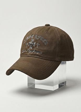 Бейсболка heart brown
