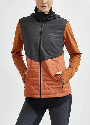 Куртка жіноча для бігу craft lumen subzero jacket w buff black розмір int-s