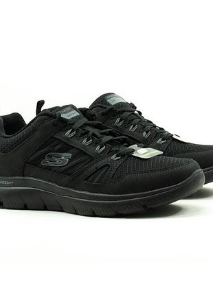 Кросівки чоловічі чорні skechers 232069/bbk 44 розмір