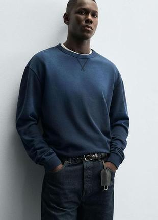 Свитшот zara 19520 blue