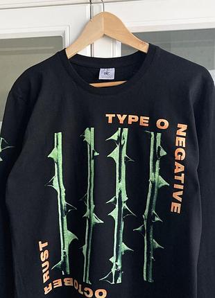 Новый лонгслив / мерч type o negative - october rust 2