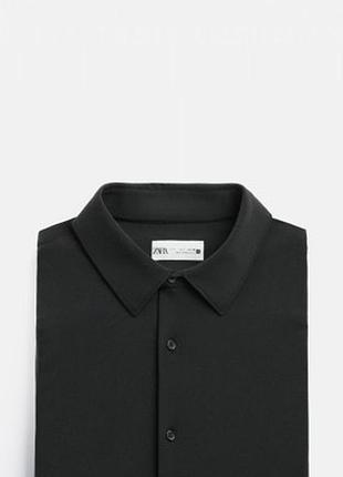 Рубашка zara эластичная 4201/570 black 3