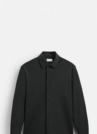 Рубашка zara эластичная 4201/570 black 4