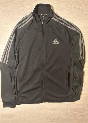 Спортивна олімпійка adidas сіра з трьома смугами