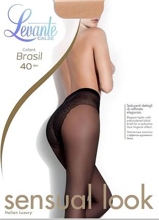 Колготки жіночі levante brasil 40 den 2/s, daino