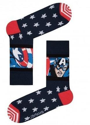 Носки мужские diwari marvel (073) 17с-140спм 25 (40-41), темно-синий
