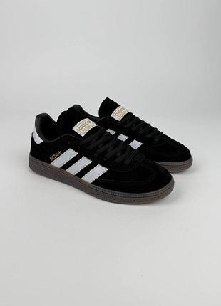 🐻 чоловічі кросівки adidas handball spezial black white