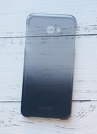 Чохол для samsung galaxy j4 plus (j415) пластиковий, чорний, gradation cover (ef-aj415)