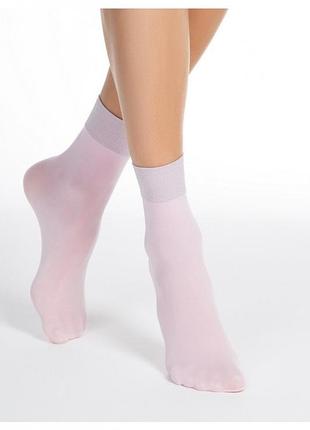 Носки женские conte fantasy 16с-128сп полиамидные люрекс 23-25 (36-39), light pink