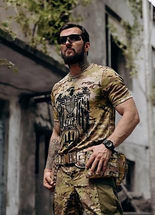 Тактична футболка потоотводяща roman eagle військова футболка roman eagle