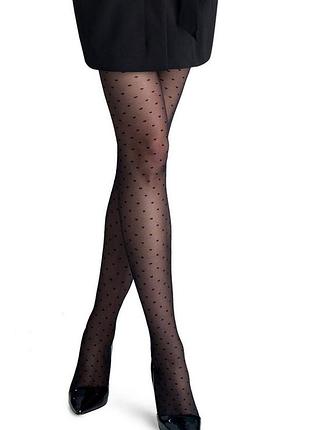 Колготки женские miss marilyn flores 716 20 den 3/m, nero