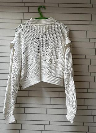 Світер tommy jeans білий 5