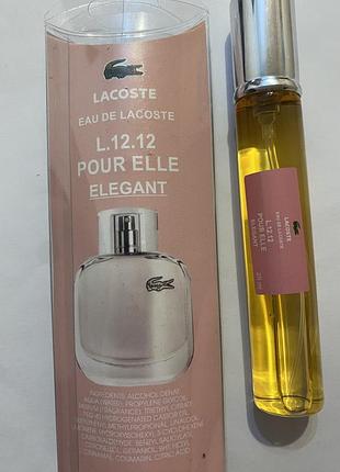 Тестер женский lacoste l.12.12 pour elle elegant, 20 мл