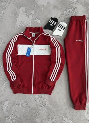 Костюм ad h кофта штани червоний