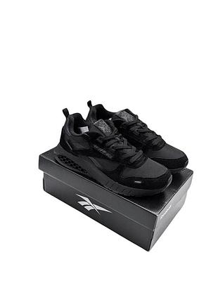Мужские кроссовки reebok classic leather hexalite черные