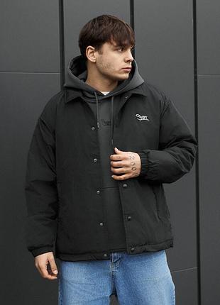 Чоловіча демісезонна утеплена куртка staff dyn black