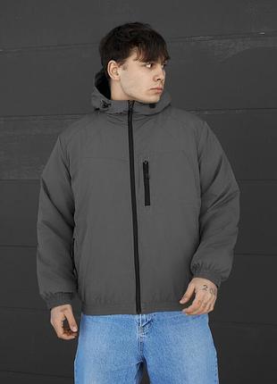 Мужская демисезонная спортивного стиля куртка staff da gray