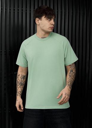 Чоловіча однотонна футболка staff mint
