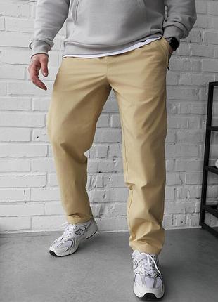 Мужские стильные штаны чинос staff hos beige