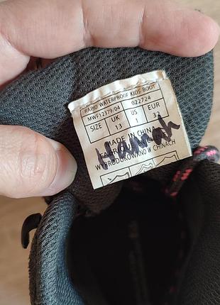 Треккинговые детские ботинки mountain warehouse на девочку 32-33р. 21 см. 8