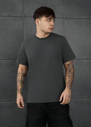 Чоловіча футболка з якісної бавовни staff dark gray