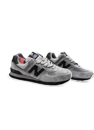 Женские кроссовки new balance 574 темно-серые