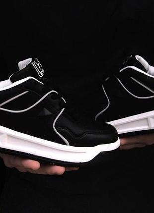 Женские кроссовки y.top ю топ black white 1-0023 чёрный белый 36