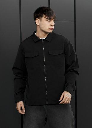Чоловіча демісезонна куртка вітровка staff fr black