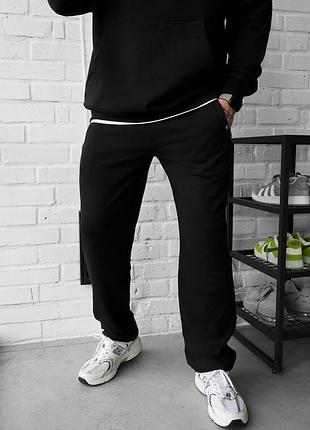 Мужские базовые спортивные штаны staff lak black