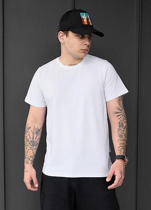 Базовая футболка в белом цвете staff white basic