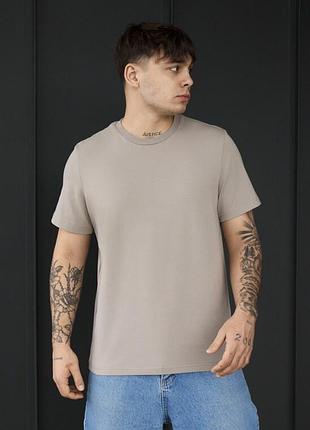 Чоловіча зручна футболка staff pi dark beige