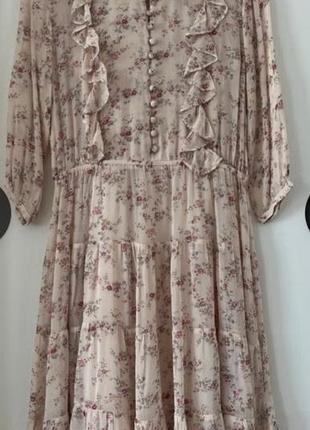 Polo ralph lauren легкое вискозное платье m38/40
