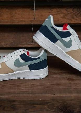 Мужские кроссовки nike air force multi white 40