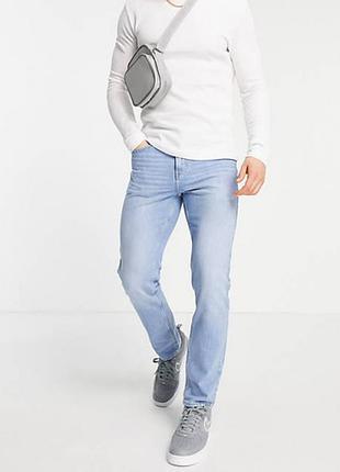 Джинси злегка завужені new look 101868387 light blue