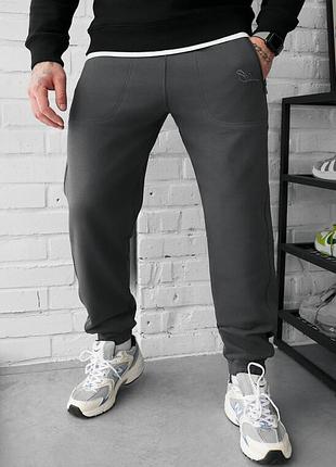 Мужские хлопковые спортивные штаны staff che dark gray