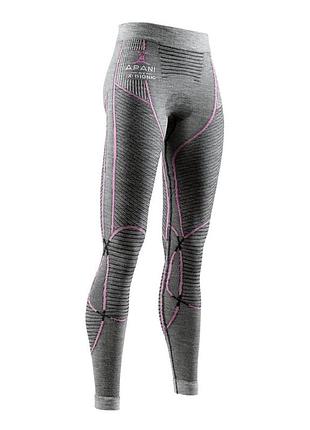 Термоштани x-bionic apani 4.0 merino pants women black / grey / magnolia розмір int-l