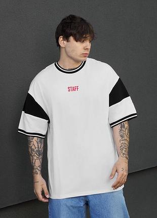 Чоловіча оригінальна футболка staff logo oversize