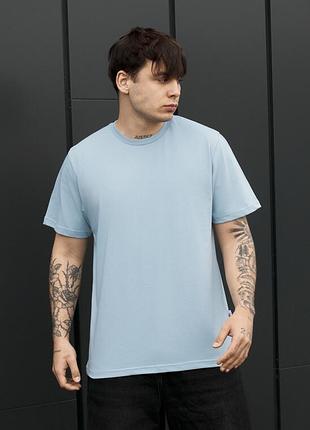 Чоловіча футболка з якісної бавовни staff light blue