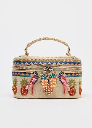 Мила сумочка з вишивкою zara