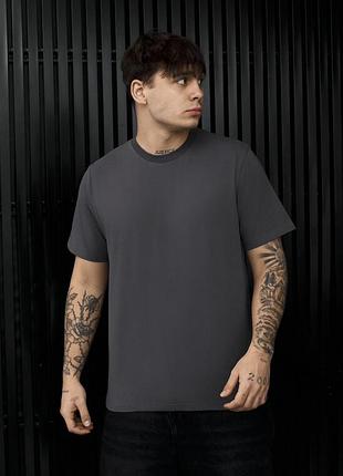 Чоловіча футболка класичного крою staff sa dark gray