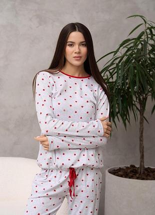 Женская трикотажная пижама love