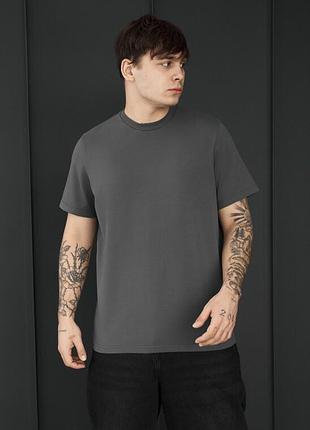 Мужская удобная футболка staff pi dark gray