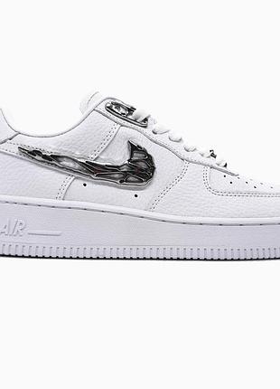 Nike air force 1 low molten metal silver